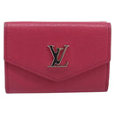 LOUIS VUITTON Portefeuille Rock Mini Wallet Leather Pink M81886 LV Auth 214947-2