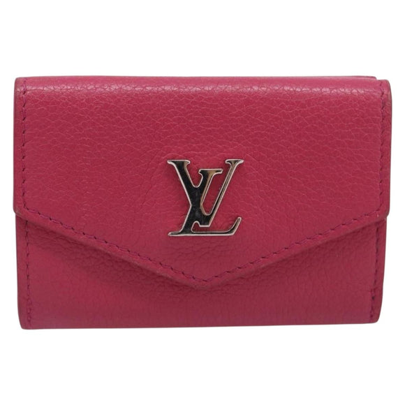 LOUIS VUITTON Portefeuille Rock Mini Wallet Leather Pink M81886 LV Auth 214947