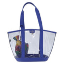 kate spade Tote Bag Leather Vinyl Blue Auth 214957A-2