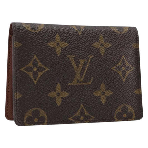 LOUIS VUITTON Monogram Porte 2 Cult Vertical Pass Case M60533 LV Auth 214960A