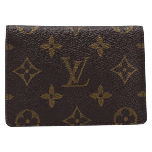 LOUIS VUITTON Monogram Porte 2 Cult Vertical Pass Case M60533 LV Auth 214960A