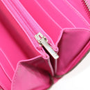 CHANEL Matelasse Wallet Caviar Skin Pink Gold CC Auth 214961M-20
