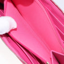 CHANEL Matelasse Wallet Caviar Skin Pink Gold CC Auth 214961M-21
