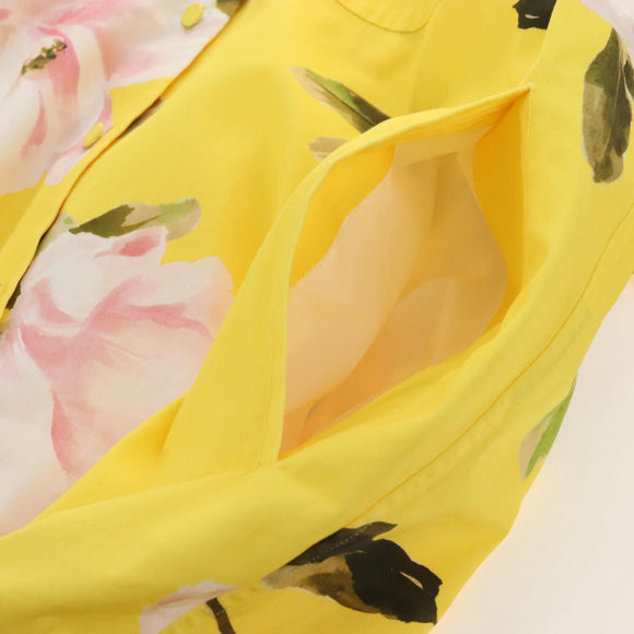 Valentino Shirt cotton Yellow Auth 214963M