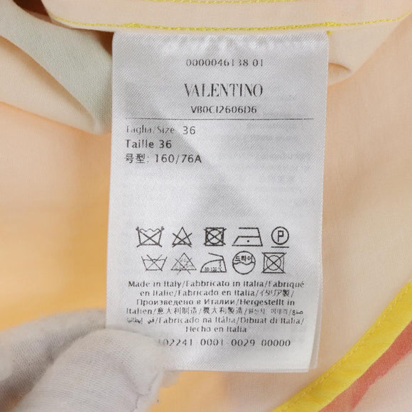 Valentino Shirt cotton Yellow Auth 214963M