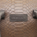 See By Chloe Shoulder Bag Leather Beige Gold Auth 214967A-16