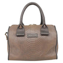 See By Chloe Shoulder Bag Leather Beige Gold Auth 214967A-2