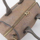 See By Chloe Shoulder Bag Leather Beige Gold Auth 214967A-6