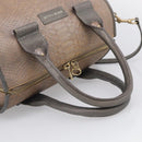 See By Chloe Shoulder Bag Leather Beige Gold Auth 214967A-7