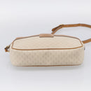 GUCCI Micro GG Supreme Shoulder Bag PVC Beige Gold Auth 215187-10