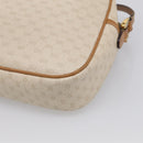 GUCCI Micro GG Supreme Shoulder Bag PVC Beige Gold Auth 215187-13