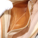GUCCI Micro GG Supreme Shoulder Bag PVC Beige Gold Auth 215187-22