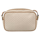 GUCCI Micro GG Supreme Shoulder Bag PVC Beige Gold Auth 215187-3