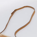 GUCCI Micro GG Supreme Shoulder Bag PVC Beige Gold Auth 215187-9