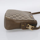 GUCCI GG Plus Supreme Shoulder Bag PVC Leather Beige Gold Auth 215190-5