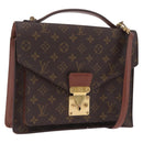 LOUIS VUITTON Monogram Monceau 28 Hand Bag M51185 LV Auth 215203-1