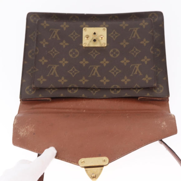 LOUIS VUITTON Monogram Monceau 28 Hand Bag M51185 LV Auth 215203