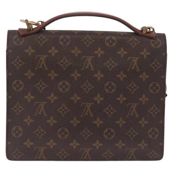 LOUIS VUITTON Monogram Monceau 28 Hand Bag M51185 LV Auth 215203