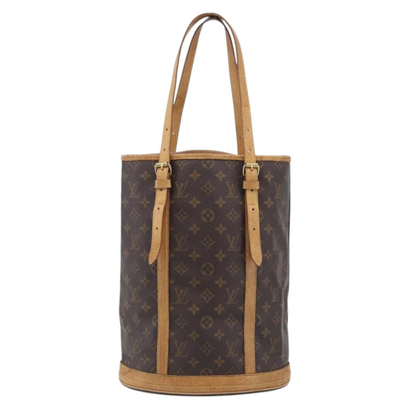 LOUIS VUITTON Monogram Bucket GM Shoulder Bag M42236 LV Auth 215208