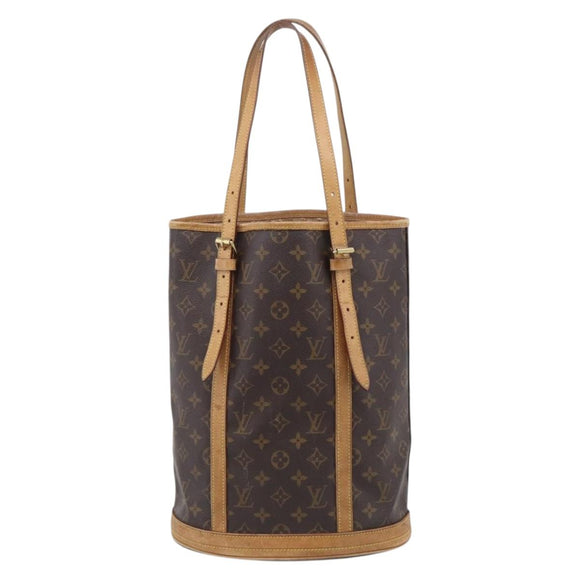 LOUIS VUITTON Monogram Bucket GM Shoulder Bag M42236 LV Auth 215208