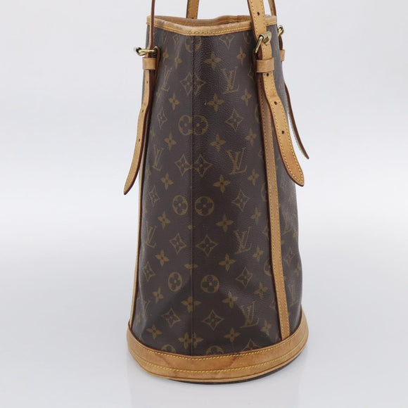 LOUIS VUITTON Monogram Bucket GM Shoulder Bag M42236 LV Auth 215208