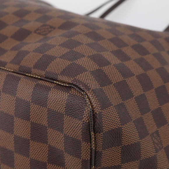 LOUIS VUITTON Damier Ebene Neverfull GM Tote Bag N51106 LV Auth 215210SAV