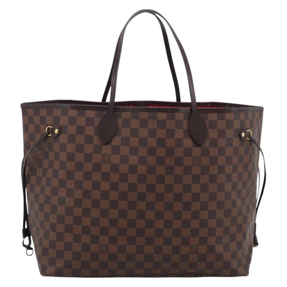 LOUIS VUITTON Damier Ebene Neverfull GM Tote Bag N51106 LV Auth 215210SAV
