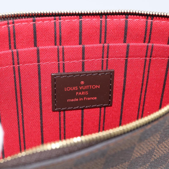 LOUIS VUITTON Damier Ebene Neverfull GM Tote Bag N51106 LV Auth 215210SAV