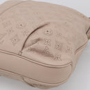 LOUIS VUITTON Mahina Selene MM Shoulder Bag Leather Beige M94275 LV Auth 215214V-12