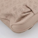 LOUIS VUITTON Mahina Selene MM Shoulder Bag Leather Beige M94275 LV Auth 215214V-13