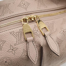 LOUIS VUITTON Mahina Selene MM Shoulder Bag Leather Beige M94275 LV Auth 215214V-19