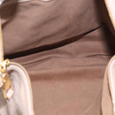 LOUIS VUITTON Mahina Selene MM Shoulder Bag Leather Beige M94275 LV Auth 215214V-21