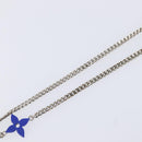 LOUIS VUITTON Collier LV Psychedelic Necklace Silver MP3353 LV Auth 215218M-13