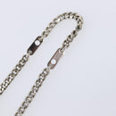 LOUIS VUITTON Collier LV Psychedelic Necklace Silver MP3353 LV Auth 215218M-18