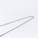 CHANEL Chain Shoulder Wallet Bag Caviar Skin Navy Silver CC Auth 215363V-8