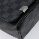 LOUIS VUITTON Damier Graphite District PM Shoulder Bag N41028 LV Auth 215379A-11