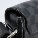 LOUIS VUITTON Damier Graphite District PM Shoulder Bag N41028 LV Auth 215379A-14