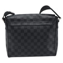 LOUIS VUITTON Damier Graphite District PM Shoulder Bag N41028 LV Auth 215379A-3