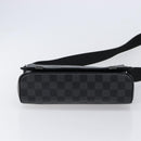 LOUIS VUITTON Damier Graphite District PM Shoulder Bag N41028 LV Auth 215379A-9