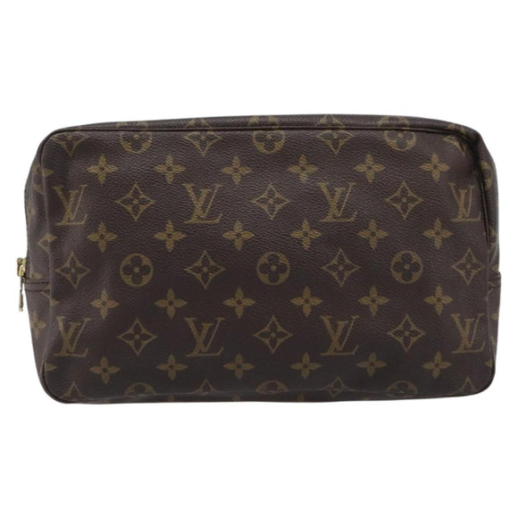 LOUIS VUITTON Monogram Trousse Toilette 28 Clutch Bag M47522 LV Auth 215380