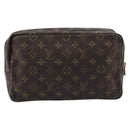 LOUIS VUITTON Monogram Trousse Toilette 28 Clutch Bag M47522 LV Auth 215380-3
