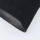 Salvatore Ferragamo Vala Shoulder Bag Canvas Black Silver Auth 215390A-11
