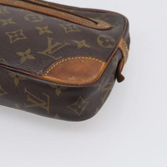 LOUIS VUITTON Monogram Marly Dragonne GM Clutch Bag M51825 LV Auth 215391