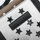 Jimmy Choo Tote Bag Leather Silver Auth 215396A-14