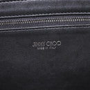 Jimmy Choo Tote Bag Leather Silver Auth 215396A-16
