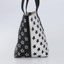 Jimmy Choo Tote Bag Leather Silver Auth 215396A-5