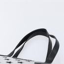 Jimmy Choo Tote Bag Leather Silver Auth 215396A-8