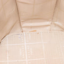 CELINE Hand Bag Leather 2way Beige Gold Auth 215400-23