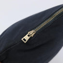 HERMES Fourre Tout Porte Documents Business Bag Canvas Navy Auth 215403A-14