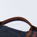 HERMES Fourre Tout Porte Documents Business Bag Canvas Navy Auth 215403A-8